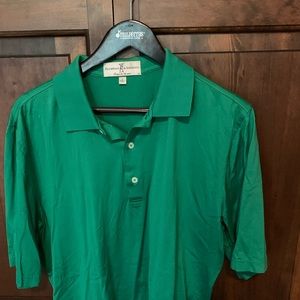 Fairway & Greene Men’s Golf polo Size L Green
